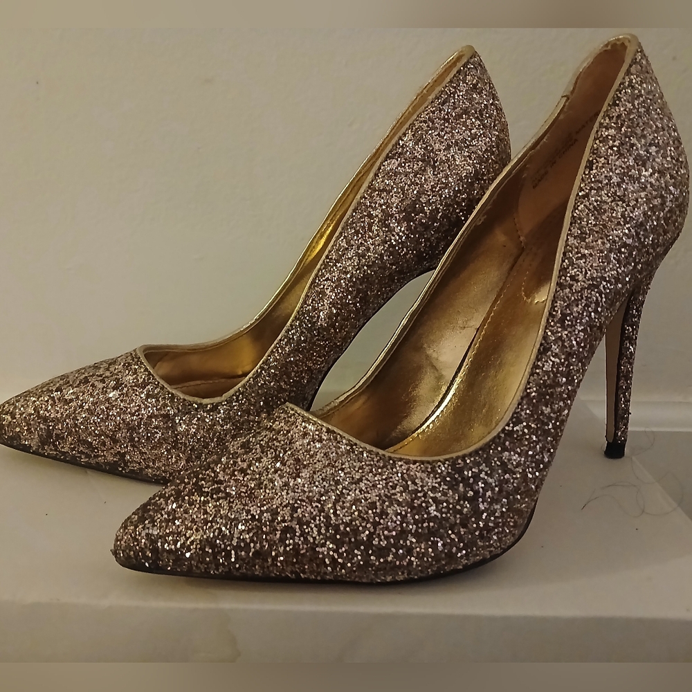 Elegant Glitter Heels